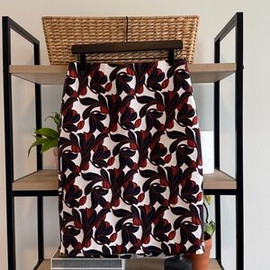 Ann Taylor Jacquard Career Woven Pencil Skirt, 8